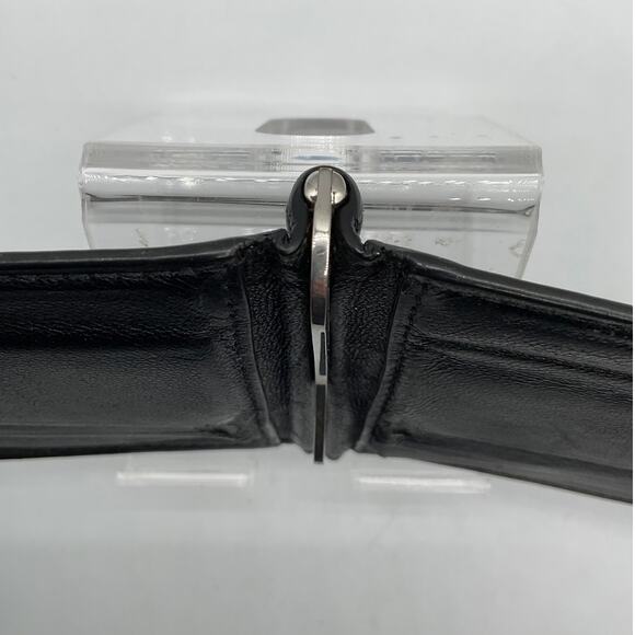 Balenciaga Bifold Leather Card Holder with Money Clip - Black - Picture 8 of 8